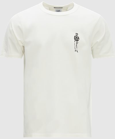 C.P. Company T-shirts TS155A 6499W Hvid